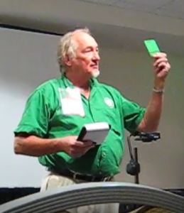 Richard Bradwell teaching Soccer Green Card Class in 2008